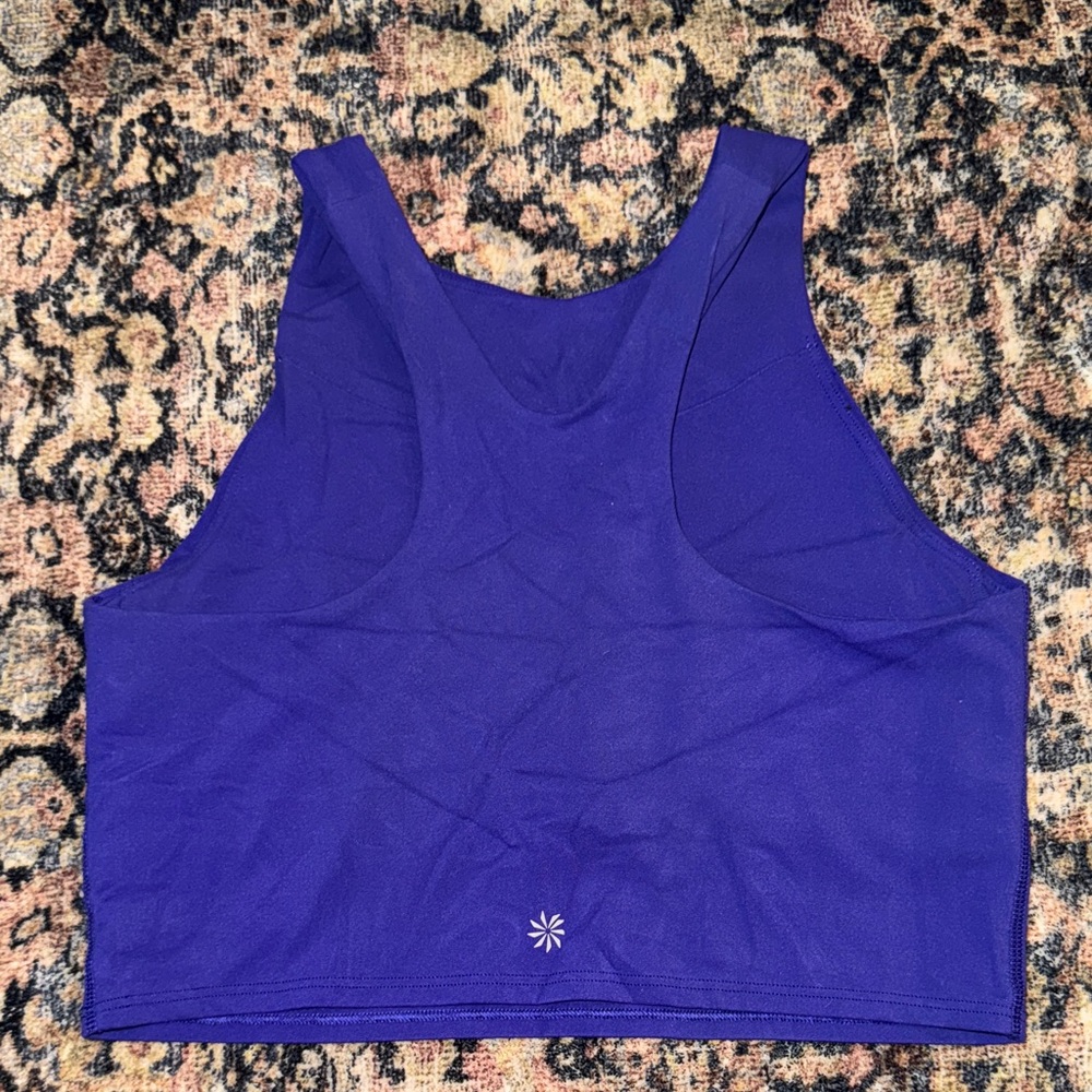 Athleta Purple Racerback Workout Tank - Picture 2 of 3